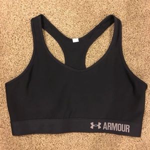 Black Under Armour Sports Bra